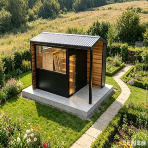 Cabina Sauna a Infrarossi Lontani a Basso EMF per 2-6 Persone, in Legno di Hemlock/Cedro Rosso, per <span class=keywords><strong>Spa</strong></span> Domestica e Giardino, Uso Interno ed Esterno - Product Image 3