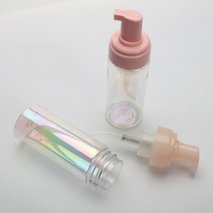 Wholesale Custom Luxury Empty <b>Shampoo</b> Lotion <b>Bottle</b> 100Ml Pink <b>Pump</b> Bubble Facial Cleanser Plastic Cosmetic Package Foam <b>Bottle</b> - Product Image 3