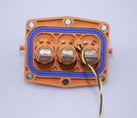 Connecteurs Interlock à 3 Broches Haute Tension 1000V en Laiton pour l'Énergie Nouvelle, Structure Droite/Encliquetante, par Te Connectivity Automobile