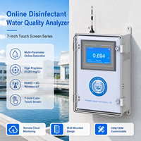 Analyseur industriel de désinfectant en ligne, moniteur de dioxyde de chlore libre et d'ozone, capteur multiparamètre de qualité de l'eau, RS485 Modbus