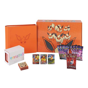 HL Wholesale Nouveau <span class=keywords><strong>Coffret</strong></span> Cadeau Original Authentique Eevee Advanced Flareon Cartes à Collectionner Pokémon PTCG Chinois Simplifié <span class=keywords><strong>Coffret</strong></span> Cadeau - Product Image 1