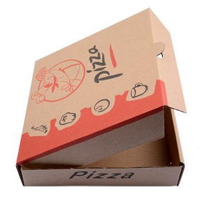 Caja <span class=keywords><strong>de</strong></span> Comida para Llevar Ecológica con Compartimentos, Caja <span class=keywords><strong>de</strong></span> <span class=keywords><strong>Pizza</strong></span> Personalizada, Empaque Resistente para Pizzas Calientes y Frescas - Product Image 3