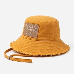 Casquette Bob Vintage Personnalisée avec Logo Tissé, en Sergé de Coton, Protection Solaire, Sports de Plein Air, Fournisseur OEM ODM - Product Image 1