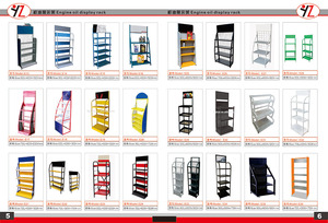 Nhà để xe cửa hàng xe triển lãm kim loại lịch thi đấu đa lớp động cơ dầu thép hiển thị kệ - Product Image 4