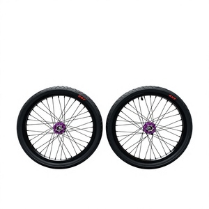 ชุดล้อซุปเปอร์โมโต New Light Bee X ขนาด <span class=keywords><strong>17</strong></span> นิ้ว อลูมิเนียม CNC สีเงิน ขอบล้อ <span class=keywords><strong>1.60</strong></span> 2.15 สำหรับมอเตอร์ไซค์ไฟฟ้าสมรรถนะสูง E-bike - Product Image 3