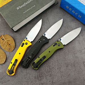 Couteau de poche EDC BM-BUGOUT 535BK-07, couteau de survie en plein air, couteau de camping, manche en aluminium léger, couteau pliant quotidien, DIY OEM M390 - Product Image 5