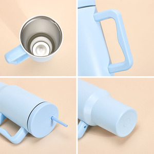 Prix de gros de tasses modernes isolées sous vide à double paroi de 40 oz Gobelet à sublimation en acier inoxydable avec <span class=keywords><strong>verres</strong></span> - Product Image 2
