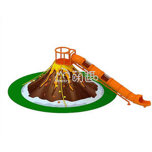 Aire de jeux intérieure Moetry, île de lave colorée, toboggan volcanique, attractions de parc d'attractions, centre de jeux pour enfants, certifié CE, écologique - Product Image 5