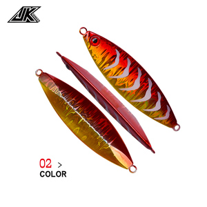 Lichtgevende Metalen <span class=keywords><strong>Jig</strong></span> Aas 80g/100g/120g Vissen Zoetwater Zoutwater Slow Pitch Jiggen Aas - Product Image 5