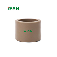 Raccord de tuyauterie IFAN, embout en plastique PPR, 20-160 mm, raccord de tuyauterie d'eau PPR