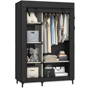 Placard portatif d'organisateur de vêtements de garde-robe de vente en gros de la Chine avec 12 compartiments pour chambre à coucher - Product Image 1