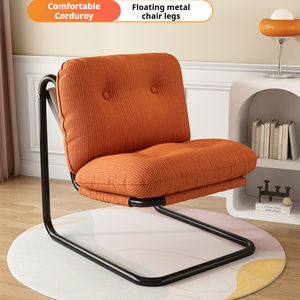 Poltrona Sospesa Moderna Minimalista con Struttura in Metallo e Rivestimento in Tessuto, Arredo Elegante per Soggiorno e Camera da Letto - Product Image 3