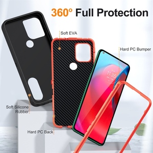 Étui de protection robuste et antichoc 3 en 1 pour Motorola Moto <span class=keywords><strong>G</strong></span> 5 <span class=keywords><strong>G</strong></span>/<span class=keywords><strong>G</strong></span> Stylus / Moto <span class=keywords><strong>G</strong></span> Play Kickstand Cover - Product Image 3