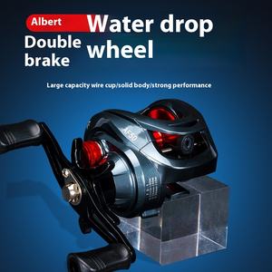 Yuantou LuyaAll-Metal Wire Cup Double Brake Drop Wheel Anti-Exploding Single Buy pour la coulée d'appâts avec appât - Product Image 2