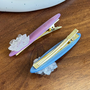 ZiTeng Korean High-End Exquisita Flor de Camelia Tridimensional Horquilla Versátil Horquilla de Acetato para Separación Lateral Pico de Pato - Product Image 4