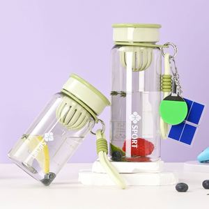Cute Water Bottle Portable With <b>Tea</b> <b>Infuser</b> <b>Tea</b> Water Separation High Appearance New Style Simple Portable Cup Water Jug - Product Image 4