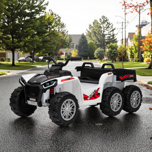 Unisex 12V Kids ATV Sport Ride-On Car 6 <b>Wheels</b> 2.4G Remote Control <b>Plastic</b> Battery Powered Toy 2 to 4 Years 5 to 7 Years GIMA - Product Image 3