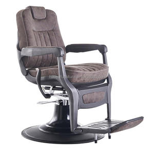 เก้าอี้ตัดผมสไตล์เรโทรสวยงามทันสมัย วัสดุหนังวินเทจ พร้อมฐานโครเมียมแข็งแรงทนทาน ขายในไมอามี - Product Image 5