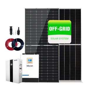 6KW xách tay năng lượng mặt trời Máy phát điện năng lượng Hệ thống lưu trữ cho nhà 6KW Off <span class=keywords><strong>Grid</strong></span> Kit năng lượng mặt trời hệ thống điện cho nhà - Product Image 6