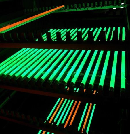 12V /24V RGB DMX 0.8m 1.2m T8 LED Tube 18W Cover Luminous Light Stage Hanging Pendent Light