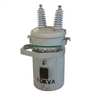 Transformateur triphasé de type conventionnel 10 kVA 50/60 Hz 3 kV à montage sur poteau pour usage électronique