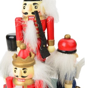 Boîte à <span class=keywords><strong>musique</strong></span> en bois de 20 cm avec manivelle, casse-noisette rotatif en MDF, décoration de Noël, artisanat, cadeaux de Nouvel An, cadeaux d'anniversaire, marionnettes pour enfants, maison - Product Image 6