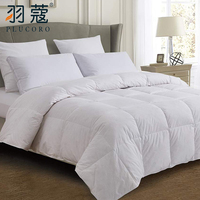 Couette en duvet de canard 100% coton, anti-allergie, de qualité supérieure, pour la maison et l'hôtel, utilisable toute l'année