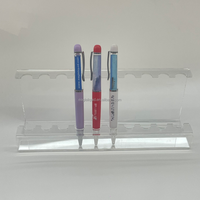 Stylo bille liquide flottant avec feuille PVC publicitaire et image animée, souvenirs d'école, promotions personnalisées religieuses