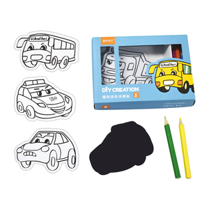 Giocattoli Magnetici Educativi Fai-da-Te per Bambini, Adesivi Riutilizzabili e Colorabili per Frigorifero e Apprendimento, Attività di Disegno Sicura per Età 2-14 - Product Image 2