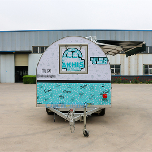 Hot Selling Stainless Steel <strong>Food</strong> Truck Mobile <strong>Fast</strong> <strong>Food</strong> Restaurant and Hot Dog <strong>Stand</strong> Vending Cart &amp; <strong>Food</strong> Trolley - Product Image 3