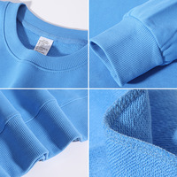 Sweat-shirt à capuche en coton bouclé 380 GSM de qualité supérieure pour homme, coupe décontractée, uni, idéal pour le campus, les voyages et les tenues décontractées par temps froid