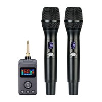 Microphone sans fil universel M50 avec DSP, anti-retour et réverbération pour usage domestique et karaoké