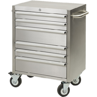 Armoire à outils Bytool en acier inoxydable à 6 tiroirs, robuste, chariot de soudage, logo personnalisé, verrouillable, haute qualité, OEM