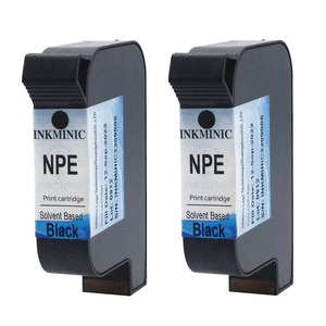 ตลับหมึกน้ำหมึก NPE ที่ใช้ร่วมกันได้ พร้อมชิป หมึกสีดำยึดเกาะสูง สำหรับเครื่องพิมพ์โค้ดแบบมือถือ Anser U2 Smart U2 Pro X1 - Product Image 1