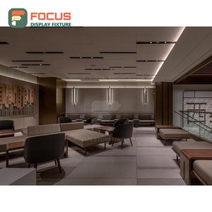 ชั้นวางสินค้ากาแฟดีไซน์ทันสมัย ผิวไม้ด้าน ชั้นวางขนม ชั้นวางโชว์หน้าร้าน - Product Image 5