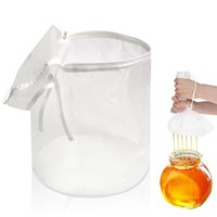 Sac filtrant cylindrique en nylon de qualité alimentaire, 220 microns, 5 gallons, entièrement en maille avec fermeture éclair, pour l'extraction de glace, d'eau, de résine végétale et de hashish