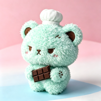 Peluche Lapin Personnalisée d'Usine, Pendentif Sac Cadeau d'Anniversaire Meilleur Ami, Jouet en Peluche pour Filles