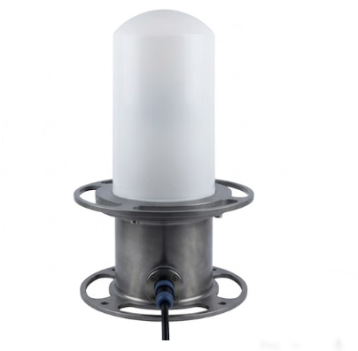 316 Stainless Steel Dual Band Marine Radar Beacon RACON X Band S Band 10-15NM IP67 Waterproof 7/10 DB Gain for Coastal Buoys