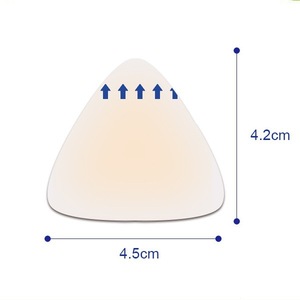 For New Invisible <strong>Hydrocolloid</strong> Heel Sticker Gel Blisters Anti-Wear <strong>Band</strong>-<strong>Aid</strong> Beige &amp; Blue Home Daily Use - Product Image 3