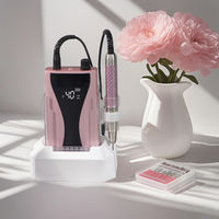 Machine à ongles professionnelle portable rechargeable sans balais 40000 tr/min 60W, équipement de salon de manucure, machine à vernis gel