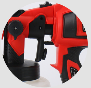 مسدس رش طلاء كهربائي محمول يعمل بالبطارية بدون أسلاك 110 فولت 220 فولت 400-550 واط 1400 مل 900 مل بتقنية HVLP - Product Image 6