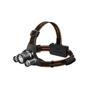 Linterna Frontal para Minería Recargable por USB con Tres Luces HL33, Larga Duración, Lámparas Frontales XPE, Linterna Frontal LED para Exteriores - Product Image 1