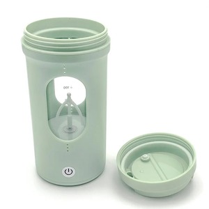 Taza mezcladora automática eléctrica USB, botella agitadora de proteína de suero portátil, taza agitadora completamente automática recargable USD - Product Image 4