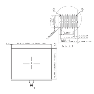 Ls044q7dh01 4.4 inch 320x240 ánh sáng mặt trời có thể đọc được Bộ nhớ-in-pixel <span class=keywords><strong>LCD</strong></span> hiển thị SPI giao diện <span class=keywords><strong>LCD</strong></span> Bảng điều chỉnh cho cầm tay PDA - Product Image 6