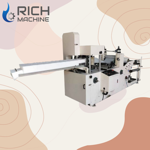 Máquina Automática para Hacer Servilletas de Papel de Dos Colores, Impresión Digital Plana, 620 Piezas/Min, Marca RICH, Uso Doméstico, 380V - Product Image 1