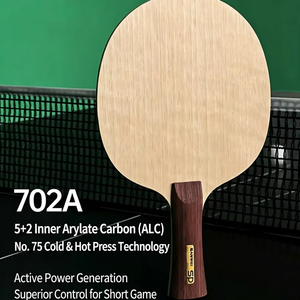SANWEI 702A Raquette de Tennis de Table 5+2 Inner Yellow ALC pour Attaque Rapide et Loop, Niveau Intermédiaire-Avancé - Product Image 1