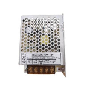 Fuente de alimentación para máquinas recreativas, 12V 6A 70W, salida única, conexión directa, caja de alimentación pequeña para equipos de entretenimiento - Product Image 2