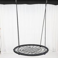 Columpio de Árbol de Aleación Resistente con Diseño de Telaraña para Uso Interior/Exterior, Capacidad Máxima 100-500 kg, Tamaño 100 cm