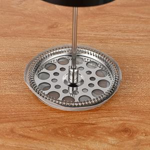 Personnalisé et vente en gros poignée de <span class=keywords><strong>grain</strong></span> de bois cafetière en verre borosilicate théière cafetière presse française - Product Image 6