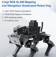 Robot chien Corgi bionique quadrupède intelligent ESP32, robot mécanique programmable, vision IA, ROS, Raspberry Pi 4, kit de robotique